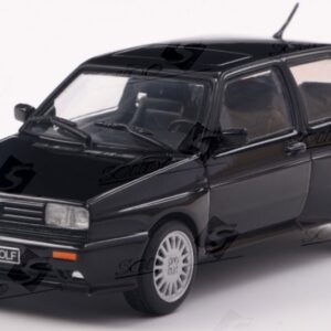 Modellino auto scala 1:43 VOLKSWAGEN GOLF RALLY BLACK diecast modellismo statico
