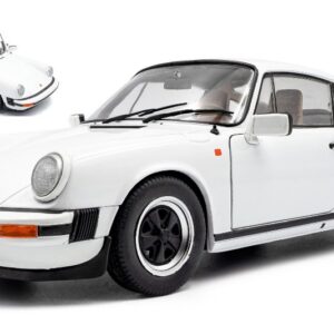 Modellino auto scala 1:18 PORSCHE 911 930 3,0 SC WHITE diecast modellismo statico