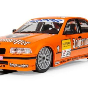 Modellino slot car Scalextric  BMW E36 320i STW 1996 JAGERMEISTER SLOT 1:32 modellismo