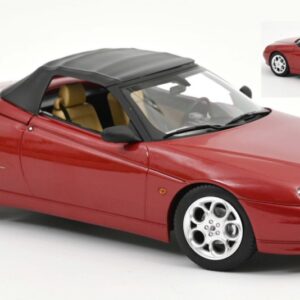 Modellino auto scala 1:18 Norev ALFA ROMEO SPIDER 1999 RED modellismo statico