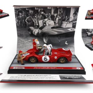 Modellino auto scala 1:43 Brumm  FERRARI 330 P4 SPYDER N.6 6H BRANDS HATCH 1967 AMON-STEWART LIM.200 racing modellismo