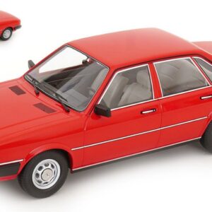 Modellino auto scala 1:18 AUDI 80 B2 red diecast modellismo statico