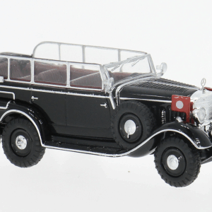 Modellino auto scala 1:87 MERCEDES G4 CONVERTIBLE 1938 BLACK modellismo statico