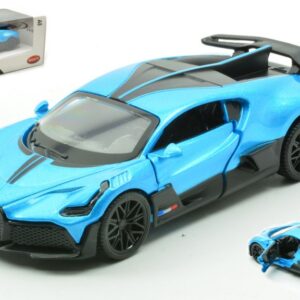 Modellino auto scala 1:43 BUGATTI DIVO BLUE diecast modellismo statico