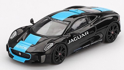 Modellino auto scala 1:64 Mini GT JAGUAR C-X75 BLACK JAGUAR CX75BLACK 2010 1:64 diecast modellismo statico