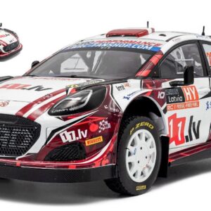 Modellino auto scala 1:18 FORD PUMA HYBRID RALLY LATVIA 2024 modellismo M.SESKS-R.FRANCIS
