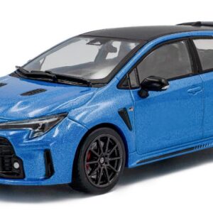 Modellino auto scala 1:43 TOYOTA COROLLA GR 2023 BLUE diecast modellismo statico