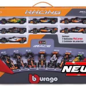 Modellino auto formula 1 F1  1:43 Burago MCLAREN F1 SET: 2022-2023-7 MODELS modellismo