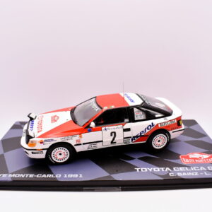 modellino auto rally scala 1:43 toyota celica GT 4 WRC collezione