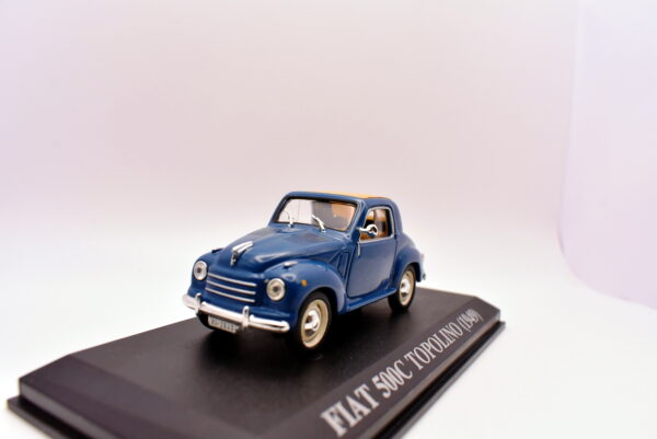 Modellino auto scala 1:43 FIAT 500 C topolino diecast collezione da edicola ixo - Image 4