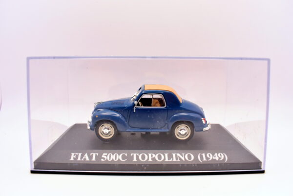 Modellino auto scala 1:43 FIAT 500 C topolino diecast collezione da edicola ixo - Image 2