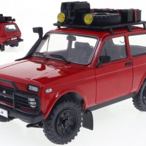 Modellino auto scala 1:18 Solido LADA NIVA 1980 RED diecast modellismo statico