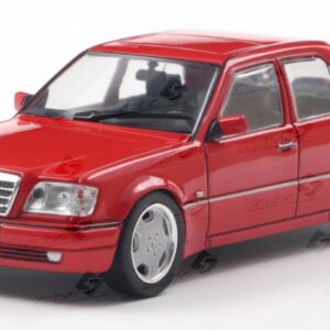 Modellino auto scala 1:43 Solido MERCEDES W124 E60AMG 1994 RED diecast modellismo statico