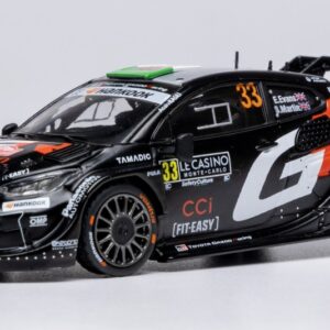 Modellino auto scala 1:43 Ixo TOYOTA GR YARIS RALLY MONTE CARLO 2025 EVANS-MARTIN modellismo