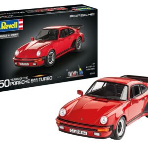 Modellino auto model kit di montaggio PORSCHE 911 TURBO scala 1:24 modellismo