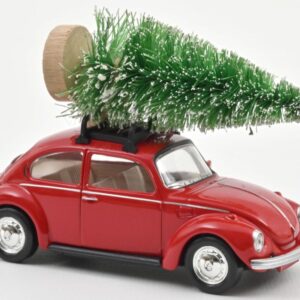Modellino auto scala 1:43 Norev VW BEETLE 1973 CHRISTMAS diecast modellismo statico