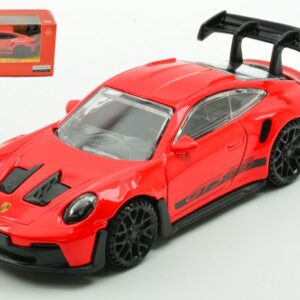 Modellino auto scala 1:43 PORSCHE 911 GT3 RS RED diecast modellismo statico