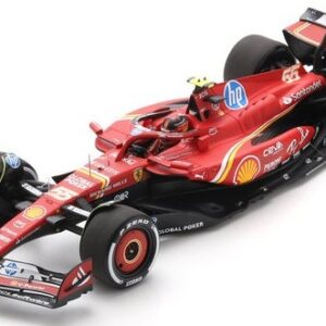 Modellino auto formula 1 F1 scala 1:18 Looksmart FERRARI SF-24 N.55 2nd AUSTIN GP 2024 C.SAINZ modellismo