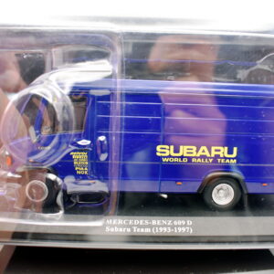 modellino auto rally scala 1:43 Mercedes benz 609 D subaru team collezione