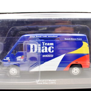 modellino auto rally scala 1:43 Renault master collezione modellismo statico ixo