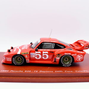 Modellino auto racing scala 1:43 Porsche 935-79 Daytona 24Hr coca cola modellismo statico
