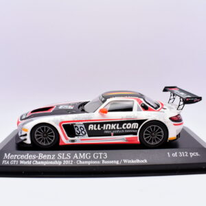 Modellino auto racing scala 1:43 Mercedes benz SLS AMG GT3 minichamps modellismo statico
