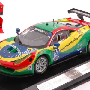 Modellino auto scala 1:43 Burago FERRARI 458 ITALIA GT3 DAYTONA 2015 racing modellismo