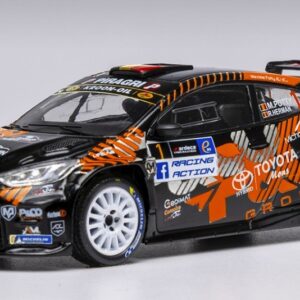 Modellino auto scala 1:43 Ixo TOYOTA GR YARIS RALLY YPRES 2024 POTTY-HERMAN modellismo