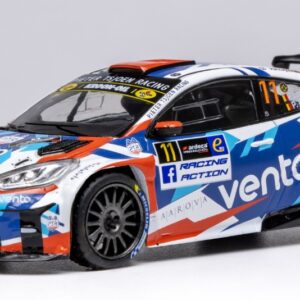 Modellino auto scala 1:43 Ixo TOYOTA GR YARIS RALLY YPRES 2024 LOIX-TSJOEN modellismo