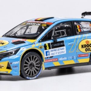 Modellino auto scala 1:43 Ixo HYUNDAI i20 N RALLY SPA 2024 CHERAIN-WITHERS modellismo