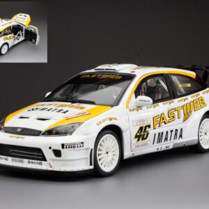 Modellino auto rally scala 1:18 SunStar FORD FOCUS RS RALLY MONZA 2006 V.ROSSI-C.CASSINA modellismo