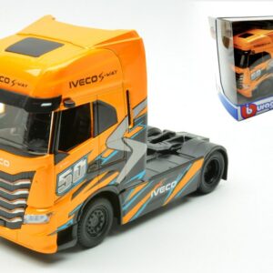 Modellino camion scala 1:43 Burago MOTRICE IVECO S-WAY ORANGE modellismo