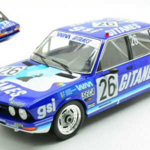 Modellino auto scala 1:18 Ixo BMW 528i E28 24h SPA 1982 racing modellismo statico