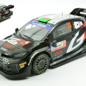 Modellino auto rally scala 1:18 Ixo TOYOTA GR YARIS RALLY JAPAN 2024 modellismo statico