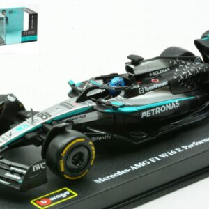 Modellino auto formula 1 F1 scala 1:43 Burago MERCEDES AMG W16 2025 RUSSELL diecast modellismo