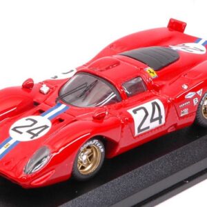 Modellino auto scala 1:43 Best FERRARI 312 P COUPE 24H DAYTONA 1970 POSEY-PARKES racing modellismo