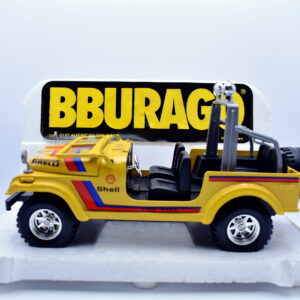 Modellino Auto Scala 1:24 American off road Burago modellismo statico asta