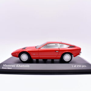 Modellino auto scala 1:43 maserati khamsin minichamps diecast modellismo da collezione