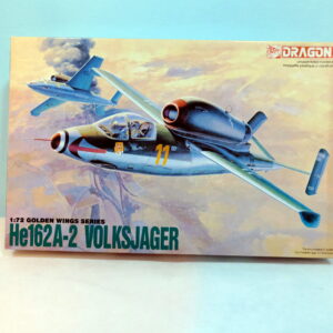 Modellino model kit montaggio aerei HE162A-2 VOLKSJAGER dragon scala 1:72 modellismo