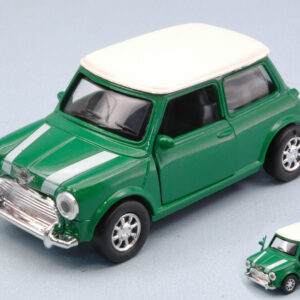 Modellino auto scala 1:32 New Ray  MINI COOPER 1959 GREEN 1:32 diecast modellismo statico