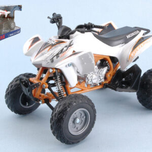 Modellino moto scala 1:12 New Ray  ATV-QUAD HONDA TRX450R WHITE 1:12 modellismo statico