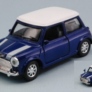 Modellino auto scala 1:32 New Ray  MINI COOPER 1959 BLUE 1:32 diecast modellismo statico