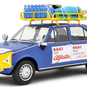 Modellino auto scala 1:18 Laudo Racing  ALFA ROMEO ALFETTA 1.8 RAID CAPO NORD CAPO SUD 1973 modellismo statico