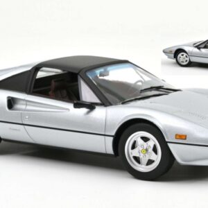 Modellino auto scala 1:18 Norev FERRARI 308 GTS 1982 SILVER diecast modellismo statico