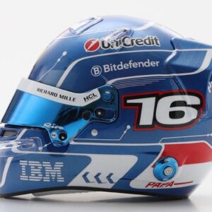 Modellino casco Looksmart  HELMET CHARLES LECLERC MIAMI GP 2025 1:5