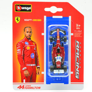 Modellino auto formula 1 F1 scala 1:64 Burago  FERRARI SF-25 N.44 2025 LEWIS HAMILTON BLISTER 1:64 diecast modellismo statico