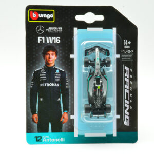 Modellino auto formula 1 F1 scala 1:64 Burago  MERCEDES AMG W16 N.12 2025 ANDREA KIMI ANTONELLI BLISTER 1:64 diecast modellismo statico