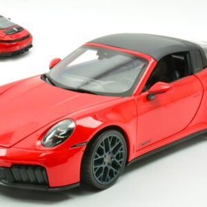 Modellino auto scala 1:18 Maisto  PORSCHE 911 (992.2) TARGA 4 GTS HYBRID 2025 RED diecast modellismo statico
