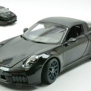 Modellino auto scala 1:18 Maisto  PORSCHE 911 (992.2) TARGA 4 GTS HYBRID 2025 BLACK diecast modellismo statico