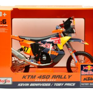 Modellino moto scala 1:6 Maisto  KTM 450 N.47 KEVIN BENAVIDES DAKAR RALLY 2024 1:6 diecast modellismo statico